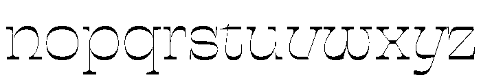 Sway InverseLight Instance Font LOWERCASE