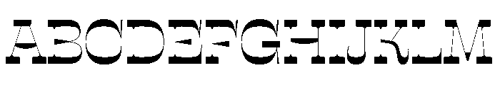 Sway InverseMedium Instance Font UPPERCASE