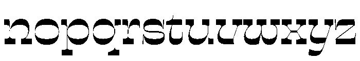 Sway InverseMedium Instance Font LOWERCASE