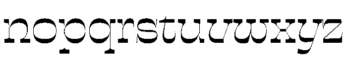 Sway InverseRegular Instance Font LOWERCASE