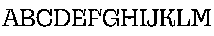 Sway Medium Instance Font UPPERCASE