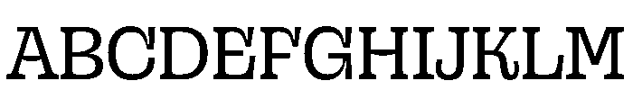 Sway Medium Font UPPERCASE