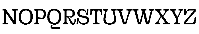 Sway Medium Font UPPERCASE
