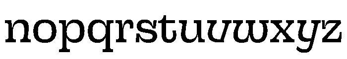 Sway Medium Font LOWERCASE