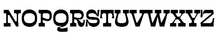 Sway MidBlack Instance Font UPPERCASE