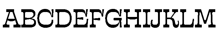 Sway MidBold Instance Font UPPERCASE