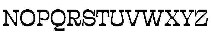 Sway MidBold Instance Font UPPERCASE