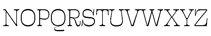 Sway MidLight Instance Font UPPERCASE