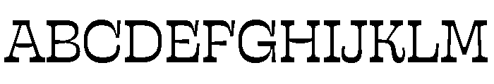 Sway MidMedium Instance Font UPPERCASE