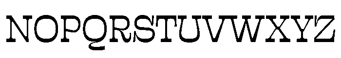 Sway MidMedium Instance Font UPPERCASE