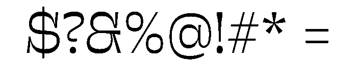 Sway MidRegular Instance Font OTHER CHARS
