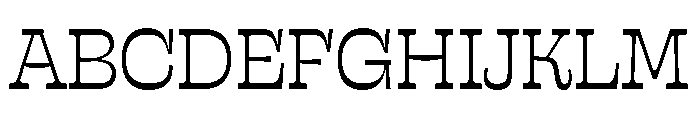 Sway MidRegular Instance Font UPPERCASE