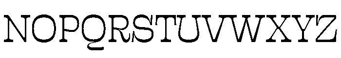 Sway MidRegular Instance Font UPPERCASE