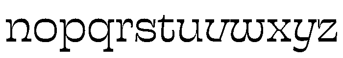 Sway MidRegular Instance Font LOWERCASE