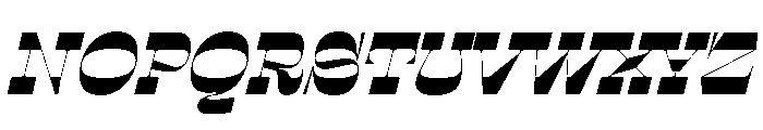 SwayInverse BlackItalic Font UPPERCASE