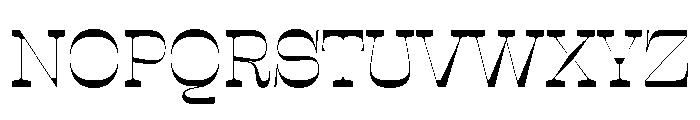 SwayInverse Regular Font UPPERCASE