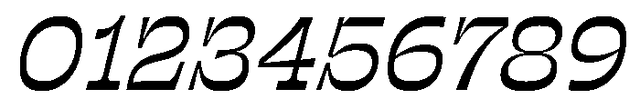 SwayMid MediumItalic Font OTHER CHARS