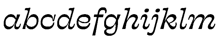 SwayMid MediumItalic FONT