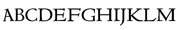Sweynheim&Pannartz ProtoRoman115R Font UPPERCASE