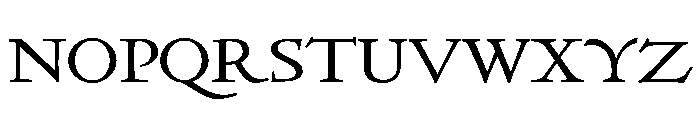 Sweynheim&Pannartz ProtoRoman115R Font UPPERCASE