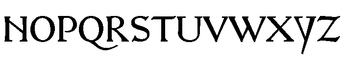 Sweynheim&Pannartz Subiaco ProtoRoman120R Font UPPERCASE
