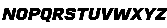 SwissDin BlackItalic 687cb5b8 Font UPPERCASE