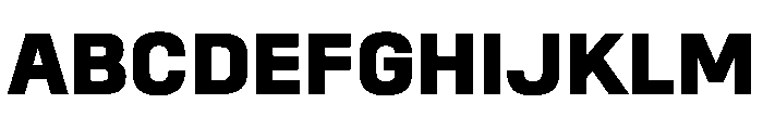 SwissDin ExtraBold Font UPPERCASE