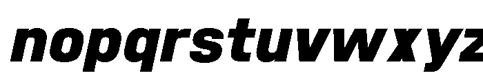 SwissDin ExtraBoldItalic 37269bbc Font LOWERCASE