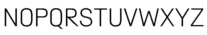 SwissDin ExtraLight 85d5ea1d Font UPPERCASE