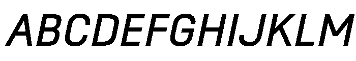 SwissDin Italic 66ceb8c7 Font UPPERCASE