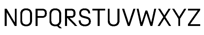 SwissDin Light Font UPPERCASE