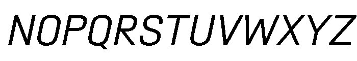 SwissDin LightItalic 9c53c3c7 Font UPPERCASE