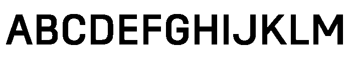SwissDin Medium Font UPPERCASE