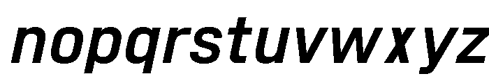 SwissDin MediumItalic 2a4c9012 Font LOWERCASE