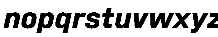 SwissDinVAR BoldItalic Instance Font LOWERCASE