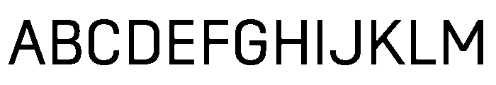 SwissDinVAR Book Instance Font UPPERCASE