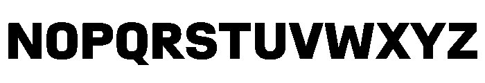 SwissDinVAR ExtraBold Instance Font UPPERCASE