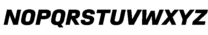 SwissDinVAR ExtraBoldItalic Instance 8ef21e09 Font UPPERCASE