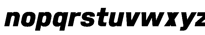 SwissDinVAR ExtraBoldItalic Instance 8ef21e09 Font LOWERCASE