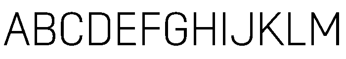 SwissDinVAR ExtraLight Instance Font UPPERCASE
