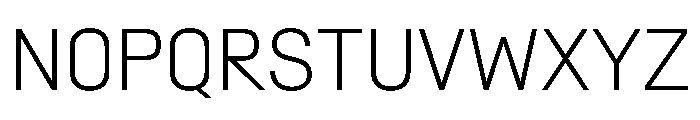 SwissDinVAR ExtraLight Instance Font UPPERCASE