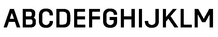 SwissDinVAR Medium Instance Font UPPERCASE