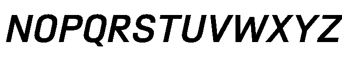 SwissDinVAR MediumItalic Instance Ad39755a Font UPPERCASE