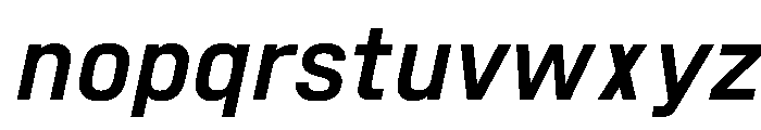 SwissDinVAR MediumItalic Instance Ad39755a Font LOWERCASE