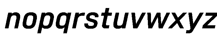SwissDinVAR MediumItalic Instance Font LOWERCASE