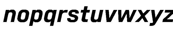 SwissDinVAR SemiBoldItalic Instance Font LOWERCASE