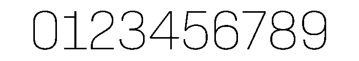 SwissDinVAR Thin Instance Font OTHER CHARS
