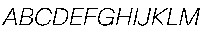 SwissNow ExtLtIta 2cd61c26 Font UPPERCASE