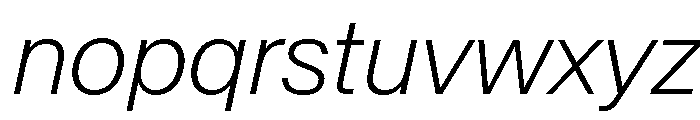 SwissNow ExtLtIta 2cd61c26 Font LOWERCASE
