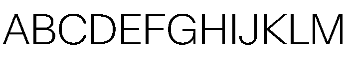 SwissNow ExtraLight D1011e1f Font UPPERCASE